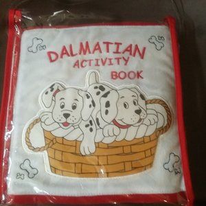 New Dalmatian Fabric Activity Book For Toddlers